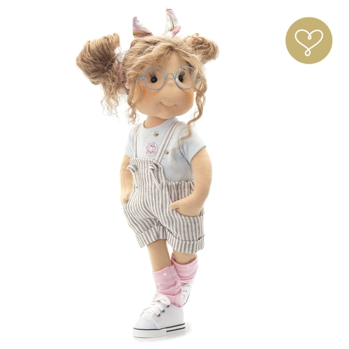 Lalka 38 cm Lullu Dolls Zosia w ubranku, 3 warianty wyboru, na zdjęciu wariant 3 kolekcjonerski