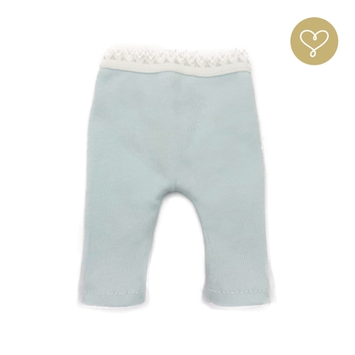 Legginsy jasnoniebieskie dla lalki 38 cm Lullu Dolls, krótkie