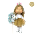 Akcesoria dla lalki Lullu Dolls konik na kijku Jednorożec
