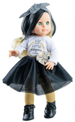 Lalka Hiszpańska 42 cm Paola Reina Soy Tu 06029 Bianca, zamyka oczy