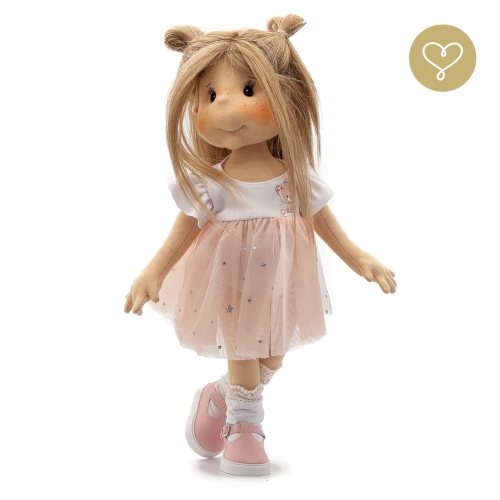 Lalka 38 cm Lullu Dolls Elwirka wersja 2, w ubranku, 3 warianty wyboru, na zdjęciu wariant 3 kolekcjonerski (F.A.B.)