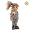 Spodnie ogrodniczki 7 dla lalki Lullu Dolls