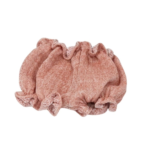 Bloomersy muślinowe dla lalki Miniland 21 cm, Paola Reina Peques 21 cm i Paola Reina Amigas 32 cm - Rose