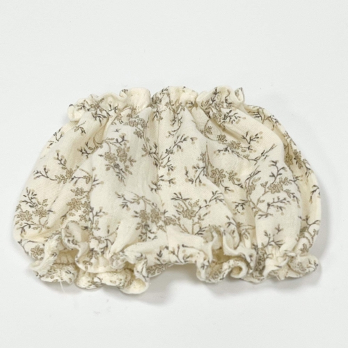 Bloomersy muślinowe dla lalki Miniland 38 cm, Paola Reina 34 cm i Minikane 34 cm - kremowe Gloria