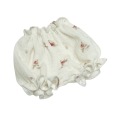 Bloomersy muślinowe dla lalki Miniland 38 cm, Paola Reina 34 cm i Minikane 34 cm - różyczki