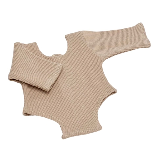 Body prążek dla lalki Miniland 38 cm, Paola Reina 34 cm i Minikane 34 cm - piaskowe