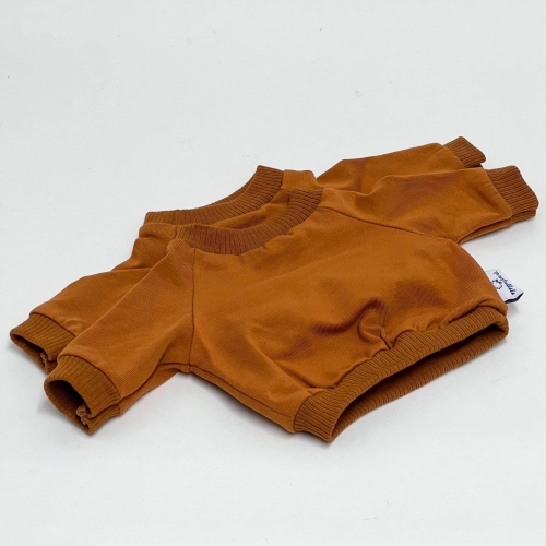 Bluza dla lalki Miniland 38 cm, Paola Reina 34 cm i Minikane 34 cm - ciemny cynamon