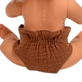Pieluszki muślinowe dla lalki Miniland 38 cm, Paola Reina 34 cm i Minikane 34 cm