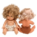 Pieluszki muślinowe dla lalki Miniland 38 cm, Paola Reina 34 cm i Minikane 34 cm