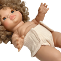 Pieluszki muślinowe dla lalki Miniland 38 cm, Paola Reina 34 cm i Minikane 34 cm