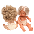 Pieluszki muślinowe dla lalki Miniland 38 cm, Paola Reina 34 cm i Minikane 34 cm