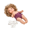 Pieluszki muślinowe dla lalki Miniland 38 cm, Paola Reina 34 cm i Minikane 34 cm