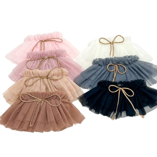 Tiulowa spódniczka tutu dla lalki Miniland 38 cm, Paola Reina 34 cm i Minikane 34 cm nude