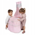 DeCuevas Toys Łóżeczko z baldachimem na kółeczkach dla lalki 51075 Sophie