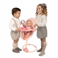 DeCuevas Toys Krzesełko, huśtawka i nosidło 3w1 dla lalki do 50 cm 51574 Tulipe