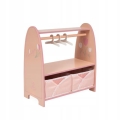 DeCuevas Toys Drewniana szafa na ubrania dla lalki 55874 Montessori