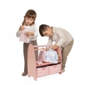DeCuevas Toys Drewniana szafa na ubrania dla lalki 55874 Montessori