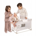 DeCuevas Toys Łóżeczko, krzesełko i szafa 3w1 dla lalki 53178 Verona