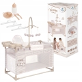 DeCuevas Toys Łóżeczko, krzesełko i szafa 3w1 dla lalki 53178 Verona