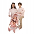 DeCuevas Toys Wózek 3w1 Tulipe dla lalek do 44 cm 80574