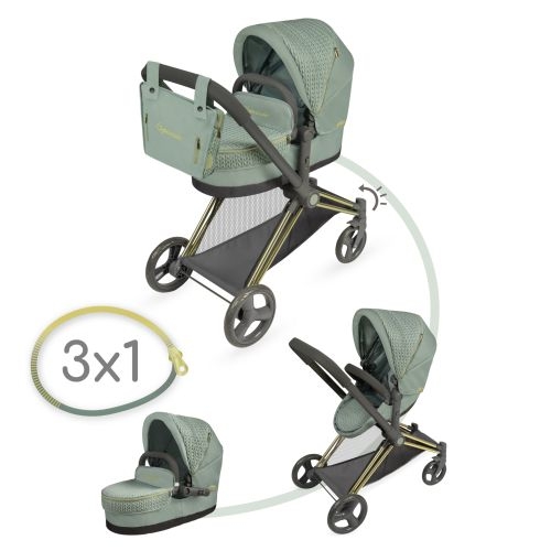 DeCuevas Toys Wózek 3w1 dla lalek 81773 Capriccio