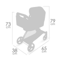 DeCuevas Toys Wózek 3w1 dla lalek 81773 Capriccio