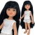 Lalka Hiszpańska 32 cm Paola Reina Amigas 13235 Liu w piżamce, proste długie czarne włosy z grzywką, ciemne oczy