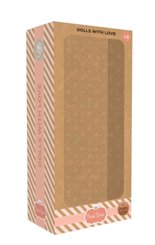 Oryginalne akcesoria Paola Reina karton, pudełko dla lalki 32 cm Amigas