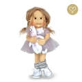 Sukienka tiulowa jasnofioletowa dla lalki Lullu Dolls