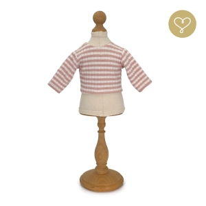Bluzka w paski dla lalki Lullu Dolls