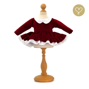 Sukienka bordowa 2 dla lalki Lullu Dolls