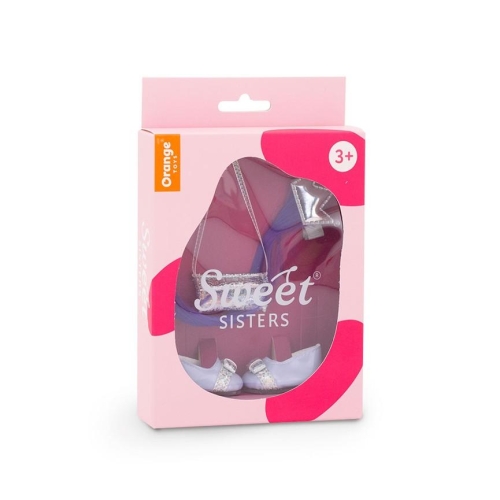Oryginalne akcesoria dla lalki Sweet Sisters 32 cm Orange Toys, spinka do włosów, torebka, buciki