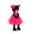 Lucky Doggy Carmen 38 cm Orange Toys pluszowy piesek czarna chihuahua, magnesy w górnych łapkach, różowa sukienka