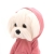 Lucky Doggy Mimi 38 cm Orange Toys pluszowy piesek biała suczka maltańczyk, zgina łapki, dwuczęściowy dres z kapturem i kieszenią z przodu