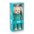 Lucky Doggy Mimi 38 cm Orange Toys pluszowy piesek biała suczka maltańczyk, zgina łapki, turkusowy dwuczęściowy dres z kapturem