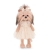Lucky Doggy Yoyo 38 cm Orange Toys pluszowy piesek jasnobeżowy yorkshire terrier, zgina łapki, tiulowa sukienka, kokardka