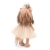 Lucky Doggy Yoyo 38 cm Orange Toys pluszowy piesek jasnobeżowy yorkshire terrier, zgina łapki, tiulowa sukienka, kokardka