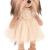 Lucky Doggy Yoyo 38 cm Orange Toys pluszowy piesek jasnobeżowy yorkshire terrier, zgina łapki, tiulowa sukienka, kokardka