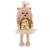 Lucky Doggy Yoyo 38 cm Orange Toys pluszowy piesek jasnobeżowy yorkshire terrier, zgina łapki, złota kurteczka, tiulowa spódniczka, kokardka