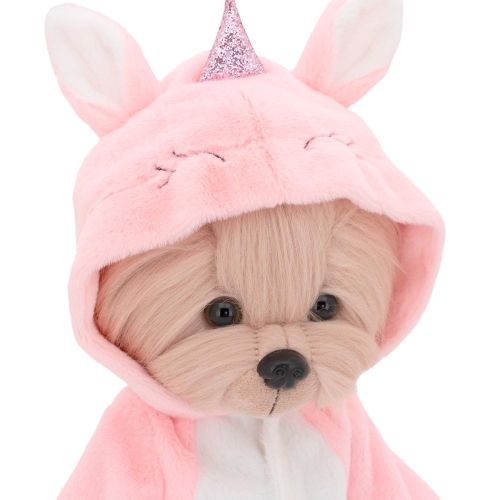 Oryginalne ubranko dla Lucky Doggy 38 cm Orange Toys, różowy kombinezon Jednorożec