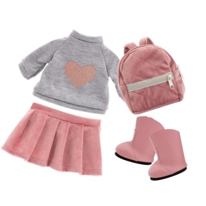 Oryginalne ubranko dla Lucky Doggy 38 cm Orange Toys