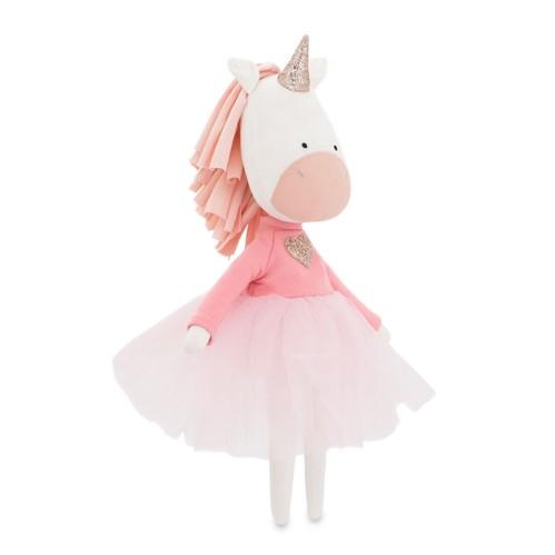 Cotti Motti Jednorożec Daphne 30 cm Orange Toys, materiałowa maskotka, sukienka z tiulem