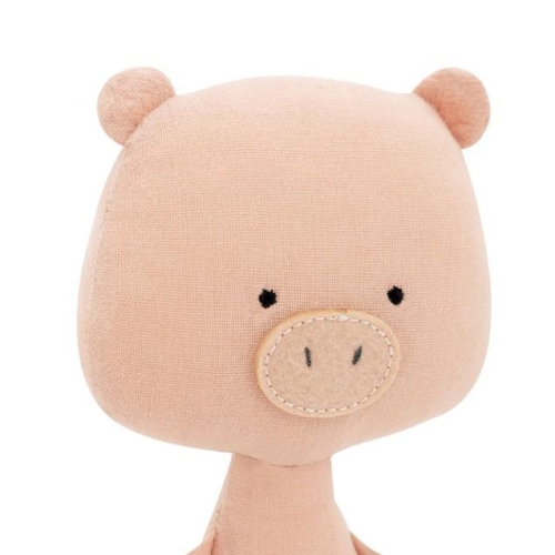 Cotti Motti Świnka Niky 30 cm Orange Toys, materiałowa maskotka, sukienka z cekinami i tiulem