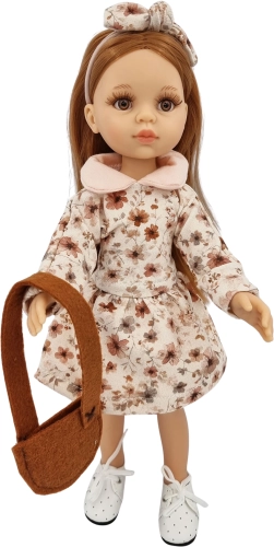 Sukienka, opaska i torebka dla lalki Paola Reina Amigas 32 cm