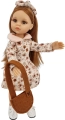 Sukienka, opaska i torebka dla lalki Paola Reina Amigas 32 cm