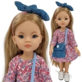 Sukienka, opaska i torebka dla lalki Paola Reina Amigas 32 cm