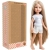 Lalka Hiszpańska 32 cm Paola Reina Amigas 13212 Carla + pudełko, klasyczna, cała z winylu, w piżamce, długie do kostek proste blond włosy, szaro-niebieskie oczy
