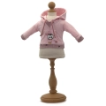 Bluza z kapturem różowa dla lalki Lullu Dolls