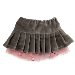 Spódnica welurowa dla lalki Lullu Dolls
