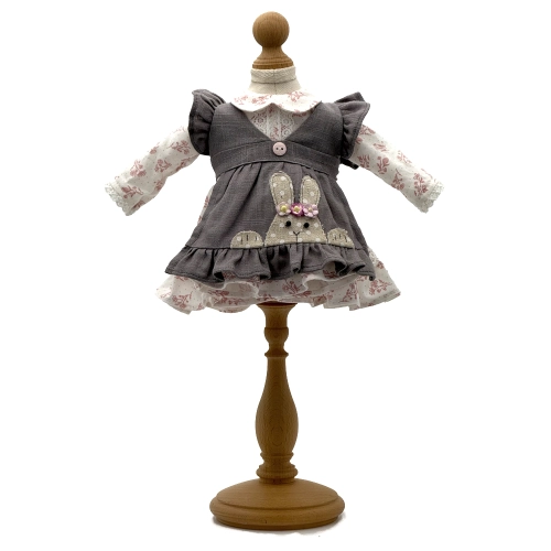 Sukienka Alicja dla lalki Lullu Dolls